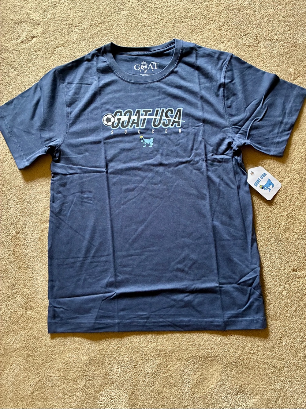 Men’s Crew Neck GOAT Soccer T-Shirt
